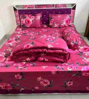 Queen Pink Comforter Set